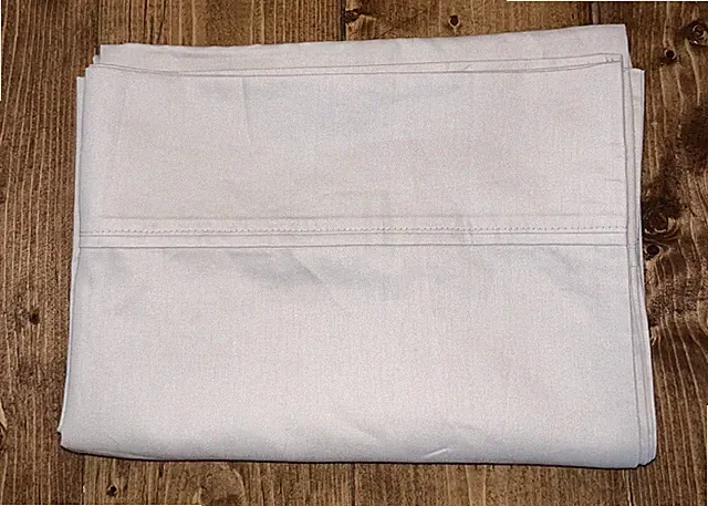 West Elm 400-Thread-Count Sateen Wide Hem Pillowcase Set/2 NWOT/OB mist Gray
