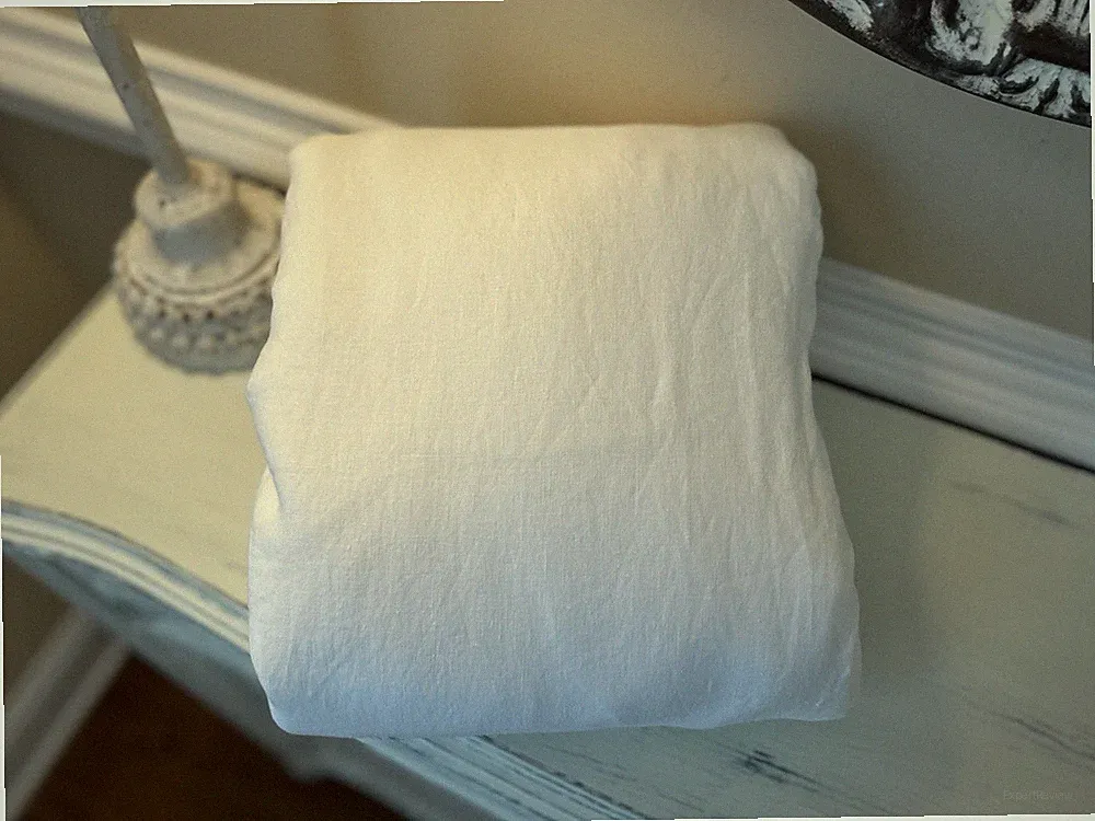 West Elm European Flax Linen KING/CAL. KING Duvet Cover White PRE-OWNED
