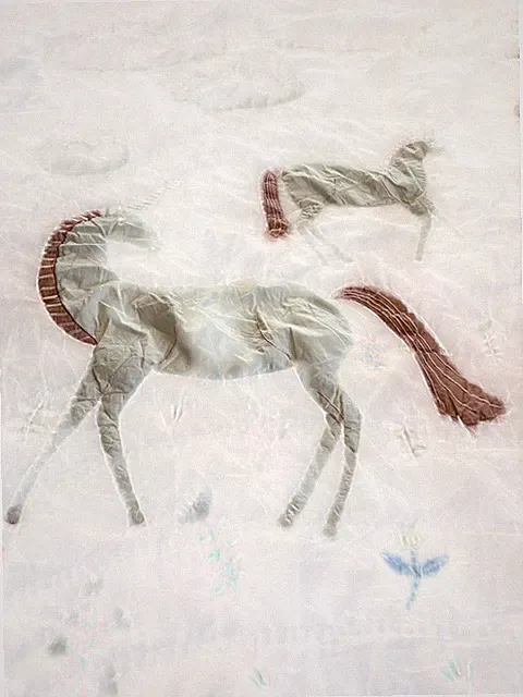 West Elm Kids Queen Quilt Pink Unicorn Cotton 92x88 Embroidered Read